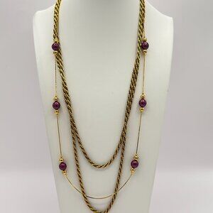 Vintage Multi Strand Necklace